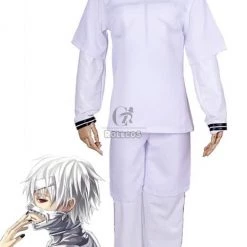 Tokyo Ghoul Kaneki Ken White Turnouts Cosplay Costumes
