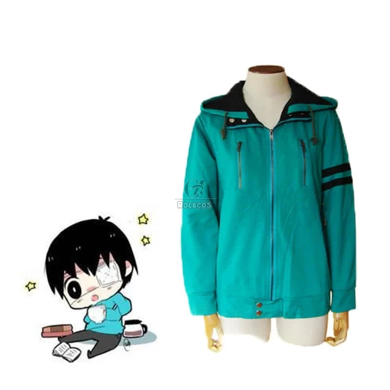 Tokyo Ghouls II Ken Kaneki Green Coat Anime Cosplay Costumes 1 Tokyo Ghouls II Ken Kaneki Green Coat Anime Cosplay Costumes