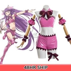 【Ready To Ship】Tokyo Mew Mew Fujiwara Zakuro Cosplay Costume
