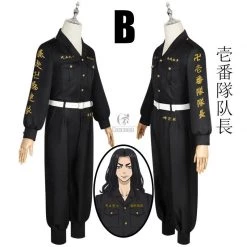 Tokyo Revengers Baji Hayashida Kawata Matsuno Mitsuya Shiba Uniform Cosplay Costume -Anime Costumes store online tokyo revengers baji hayashida kawata matsuno mitsuya shiba uniform cosplay costume 7