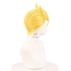 Tokyo Revengers Hanagaki Takemichi Yellow Short Cosplay Wigs -Anime Costumes store online tokyo revengers hanagaki takemichi yellow short cosplay wigs 8