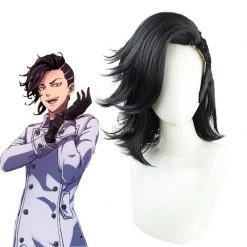 Tokyo Revengers Kokonoi Hajime Black Cosplay Wigs