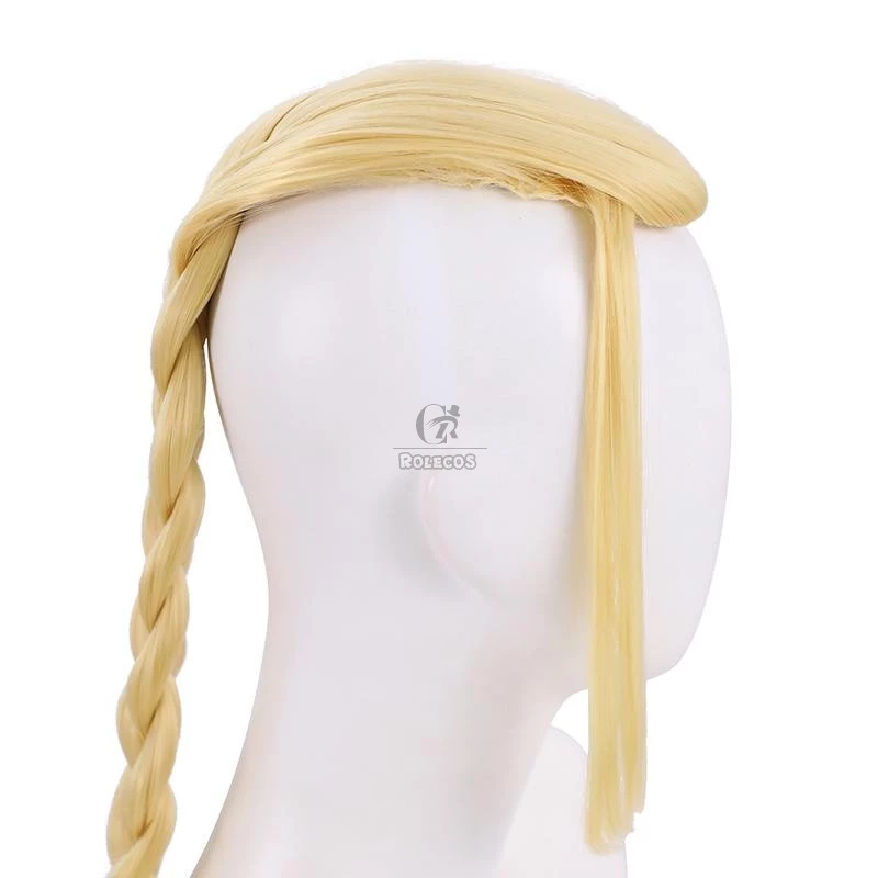 Tokyo Revengers Ryuuguuji Ken Blond Long Braid Cosplay Wigs - Image 6