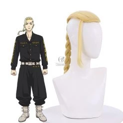 Tokyo Revengers Ryuuguuji Ken Blond Long Braid Cosplay Wigs