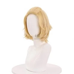 Tokyo Revengers Sano Manjirou Blond Cosplay Wigs -Anime Costumes store online tokyo revengers sano manjirou blond cosplay wigs 3