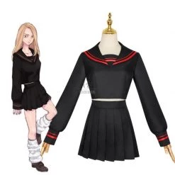 Tokyo Revengers Yuzuha Shiba Uniform Cosplay Costume