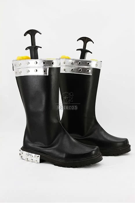 Fairy Tail Gajeel Redfox Boots Anime Cosplay Shoes For Christmas Custom Made 3 Fairy Tail Gajeel Redfox Boots Anime Cosplay Shoes For Christmas Custom Made - Image 3