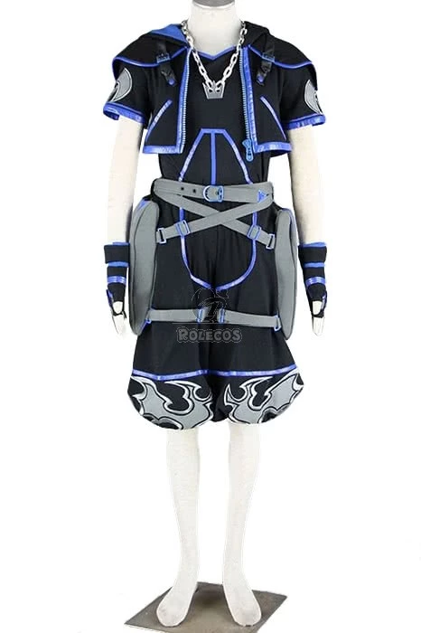 Kingdom Hearts Cosplay Costume - Sora 4th Ver black 1 Kingdom Hearts Cosplay Costume - Sora 4th Ver black