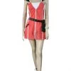 Kingdom Hearts 2 Kairi Pink Dress Cosplay Costume Costumized