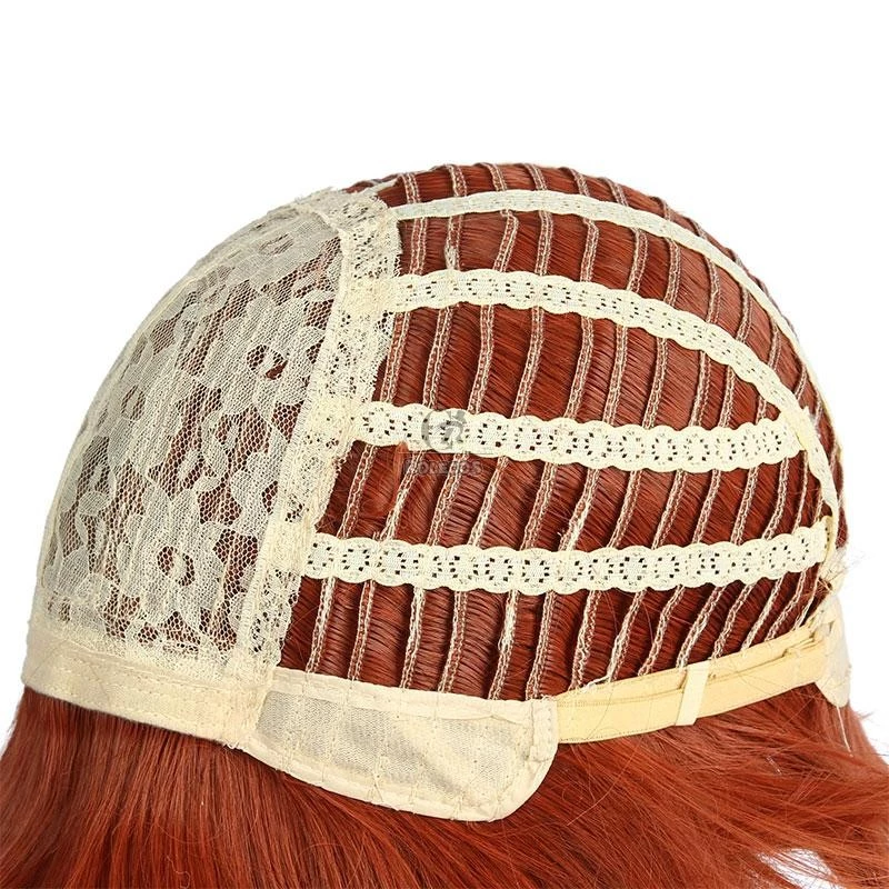 Uma Musume: Pretty Derby Daiwa Scarlet Orange Brown Long Cosplay Wigs With Ears - Image 8