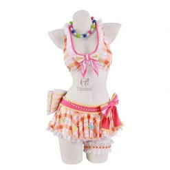 Uma Musume Pretty Derby Special Week Swimsuit Cosplay Costume -Anime Costumes store online uma musume pretty derby special week swimsuit cosplay costume1