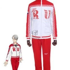 Yuri on Ice Victor Nikiforov Cosplay Costumes Sportswear Suits
