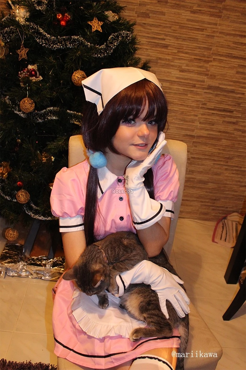 Blend S Sakuranomiya Maika Anime Cosplay Costumes 2 Blend S Sakuranomiya Maika Anime Cosplay Costumes - Image 2