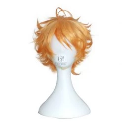 The Promised Neverland Emma Blonde Curly Wigs 9 The Promised Neverland Emma Blonde Curly Wigs -Anime Costumes store online yakusoku no neverland emma blond curly wigs 4