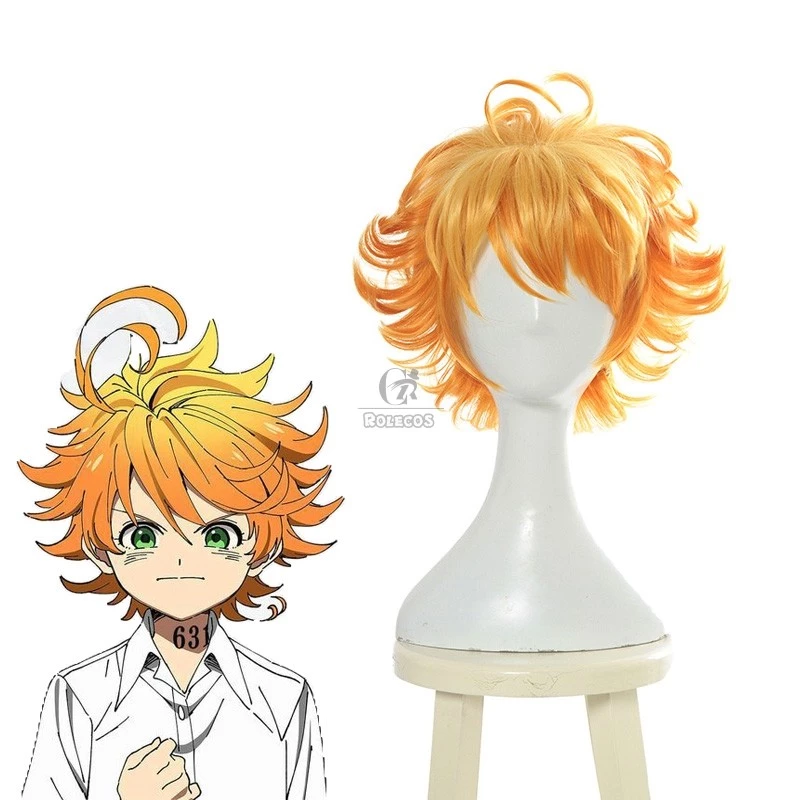 The Promised Neverland Emma Blonde Curly Wigs 1 The Promised Neverland Emma Blonde Curly Wigs