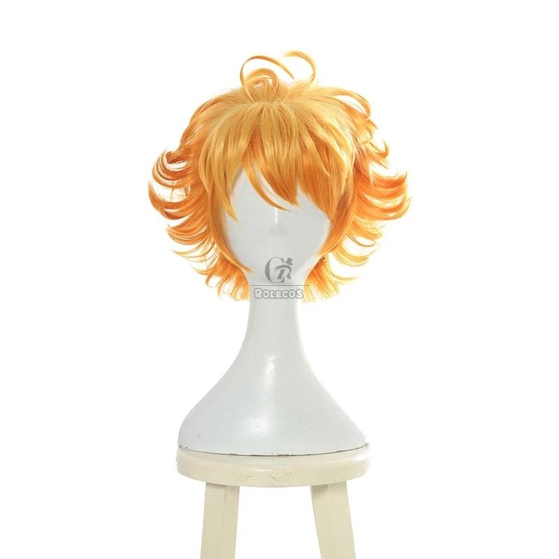 The Promised Neverland Emma Blonde Curly Wigs 2 The Promised Neverland Emma Blonde Curly Wigs - Image 2
