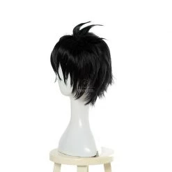 The Promised Neverland Ray Black Short Cosplay Wigs 10 The Promised Neverland Ray Black Short Cosplay Wigs -Anime Costumes store online yakusoku no neverland ray black short cosplay wigs 1 1