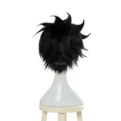 The Promised Neverland Ray Black Short Cosplay Wigs 9 The Promised Neverland Ray Black Short Cosplay Wigs -Anime Costumes store online yakusoku no neverland ray black short cosplay wigs 2 1