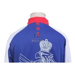 Yuri on Ice Yuri Plisetsky Blue Sportswear Coat Cosplay Costumes -Anime Costumes store online yuri on ice yuri plisetsky blue sportswear coat cosplay costumes 3