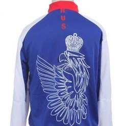 Yuri on Ice Yuri Plisetsky Blue Sportswear Coat Cosplay Costumes -Anime Costumes store online yuri on ice yuri plisetsky blue sportswear coat cosplay costumes 5