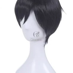 YURI!!! on ICE Yuri Katsuki Cosplay Wigs Men Short Black Wigs 7 YURI!!! on ICE Yuri Katsuki Cosplay Wigs Men Short Black Wigs -Anime Costumes store online yuri on ice yuri katsuki cosplay wigs men short black wigs 2
