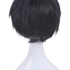 YURI!!! on ICE Yuri Katsuki Cosplay Wigs Men Short Black Wigs 9 YURI!!! on ICE Yuri Katsuki Cosplay Wigs Men Short Black Wigs -Anime Costumes store online yuri on ice yuri katsuki cosplay wigs men short black wigs 3 1