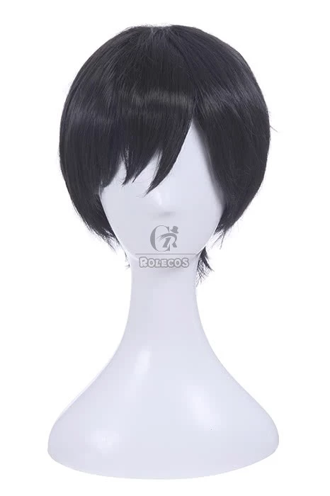 YURI!!! on ICE Yuri Katsuki Cosplay Wigs Men Short Black Wigs 2 YURI!!! on ICE Yuri Katsuki Cosplay Wigs Men Short Black Wigs - Image 2