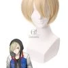 Yuri On Ice Yuri Plisetsky Blonde Short Synthetic Cosplay Wigs