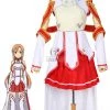 Sword Art Online Game SAO Asuna Yuuki Anime Cosplay Costumes