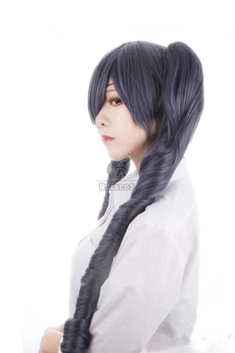 Black Butler Ciel Phantomhive Long Blue Grey Cosplay Hair 3 Black Butler Ciel Phantomhive Long Blue Grey Cosplay Hair - Image 3