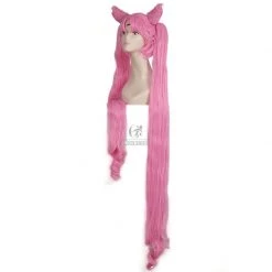 130cm Long Sailor Moon Cosplay Wigs Pink Woman Wigs 10 130cm Long Sailor Moon Cosplay Wigs Pink Woman Wigs -Anime Costumes store online zy116 2 1 1