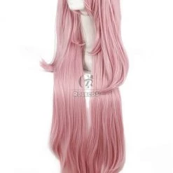 115cm Long Pink Seraph of the End Krul Tepes Cosplay Wig -Anime Costumes store online zy164 2 1