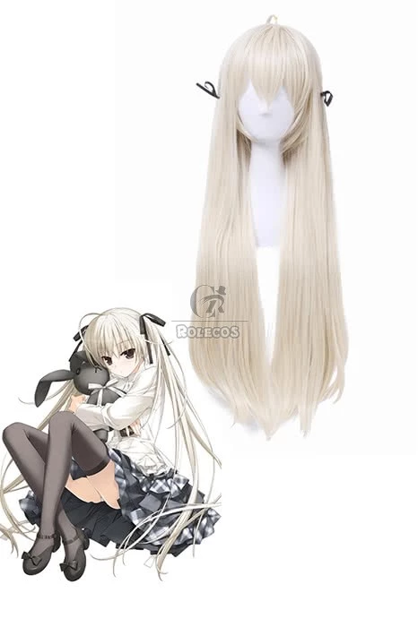 Yosuga no Sora Kasugano Sora Long Flaxen Synthetic Cosplay Wigs 1 Yosuga no Sora Kasugano Sora Long Flaxen Synthetic Cosplay Wigs