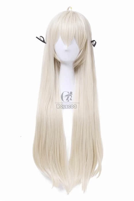 Yosuga no Sora Kasugano Sora Long Flaxen Synthetic Cosplay Wigs 2 Yosuga no Sora Kasugano Sora Long Flaxen Synthetic Cosplay Wigs - Image 2