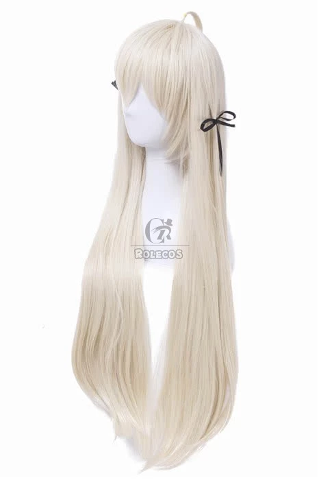 Yosuga no Sora Kasugano Sora Long Flaxen Synthetic Cosplay Wigs 4 Yosuga no Sora Kasugano Sora Long Flaxen Synthetic Cosplay Wigs - Image 4