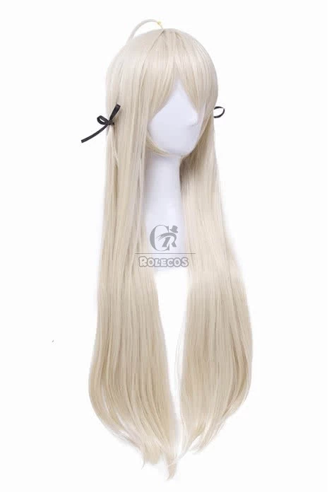 Yosuga no Sora Kasugano Sora Long Flaxen Synthetic Cosplay Wigs 3 Yosuga no Sora Kasugano Sora Long Flaxen Synthetic Cosplay Wigs - Image 3