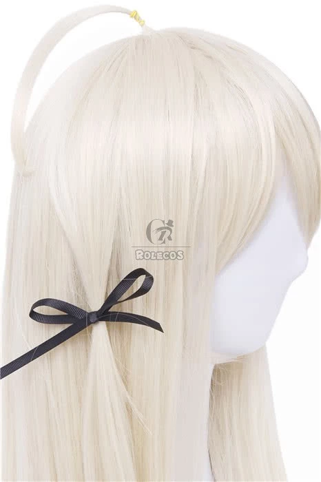 Yosuga no Sora Kasugano Sora Long Flaxen Synthetic Cosplay Wigs 5 Yosuga no Sora Kasugano Sora Long Flaxen Synthetic Cosplay Wigs - Image 5