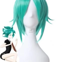 Houseki no Kuni Phos Cosplay Wigs Land of the Lustrous Short Green Synthetic Anime Wigs