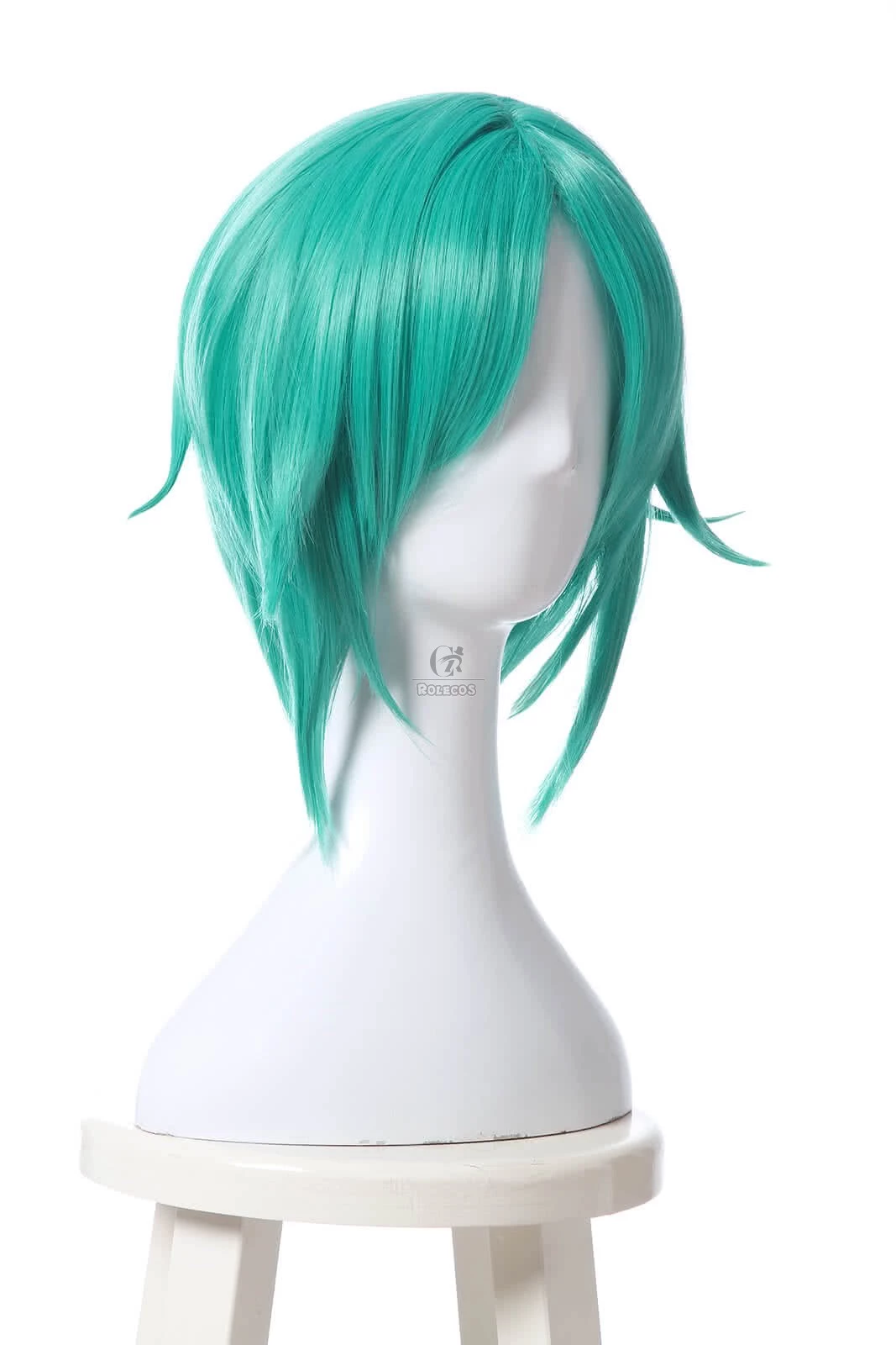 Houseki no Kuni Phos Cosplay Wigs Land of the Lustrous Short Green Synthetic Anime Wigs 4 Houseki no Kuni Phos Cosplay Wigs Land of the Lustrous Short Green Synthetic Anime Wigs - Image 4