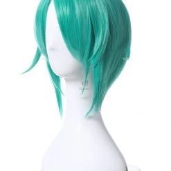 Houseki no Kuni Phos Cosplay Wigs Land of the Lustrous Short Green Synthetic Anime Wigs 7 Houseki no Kuni Phos Cosplay Wigs Land of the Lustrous Short Green Synthetic Anime Wigs -Anime Costumes store online zy283 3