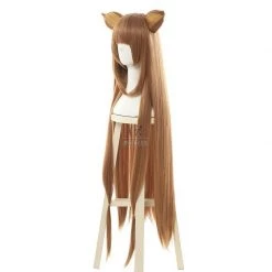 The Rising of the Shield Hero Raphtalia Brown Long Cosplay Wigs -Anime Costumes store online zy321 2
