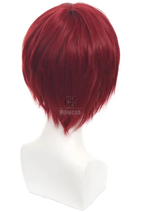 Free!Eternal Summer Rin Matsuoka Claret-red Short Straight Cosplay Wigs 9 Free!Eternal Summer Rin Matsuoka Claret-red Short Straight Cosplay Wigs - Image 9