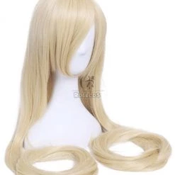 Chobits Chii Supper Long Straight Beige Blonde Anime Cosplay Wigs -Anime Costumes store online zy50a 2