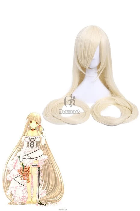 Human computer angel Supper Long Straight Light Blonde Cosplay Party Wigs 1 Human computer angel Supper Long Straight Light Blonde Cosplay Party Wigs