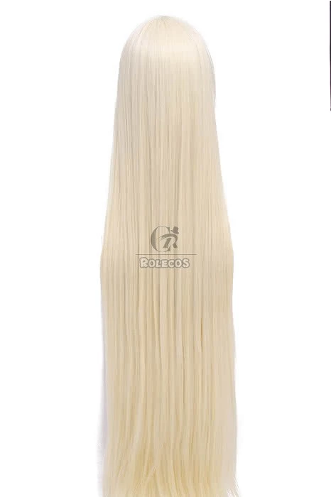 Human computer angel Supper Long Straight Light Blonde Cosplay Party Wigs 8 Human computer angel Supper Long Straight Light Blonde Cosplay Party Wigs - Image 8