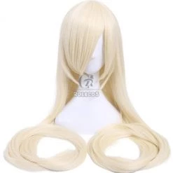 Human computer angel Supper Long Straight Light Blonde Cosplay Party Wigs 11 Human computer angel Supper Long Straight Light Blonde Cosplay Party Wigs -Anime Costumes store online zy50j 3