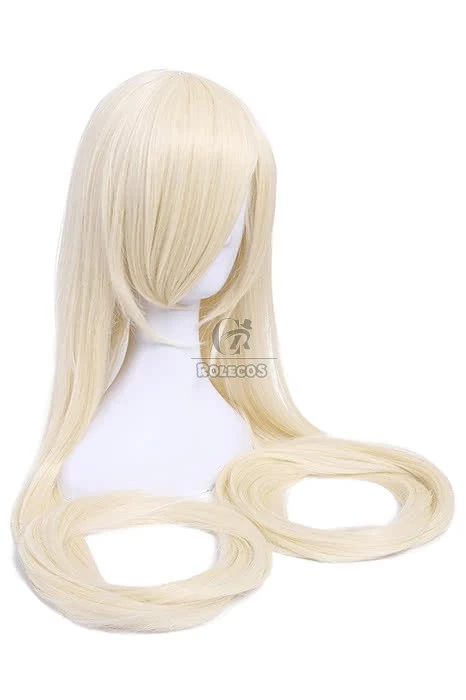 Human computer angel Supper Long Straight Light Blonde Cosplay Party Wigs 6 Human computer angel Supper Long Straight Light Blonde Cosplay Party Wigs - Image 6