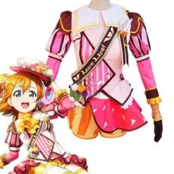 Love Live! Ice Cream Awake Honoka Kōsaka Anime Cosplay Costumes