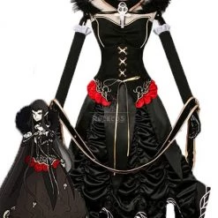 Fate/Apocrypha Assassin of Red Black Anime Cosplay Costumes