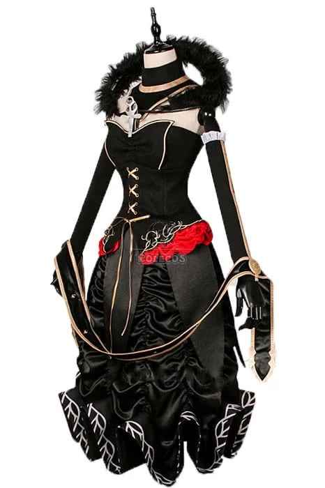 Fate/Apocrypha Assassin of Red Black Anime Cosplay Costumes 3 Fate/Apocrypha Assassin of Red Black Anime Cosplay Costumes - Image 3